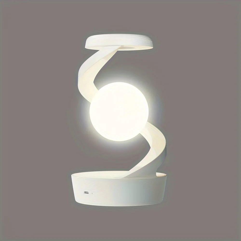 Wireless Charging RGB Lamp – Floating LED Desk Light for Bedside & Home Decor - Image 10