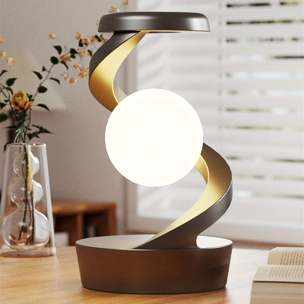 Wireless Charging RGB Lamp – Floating LED Desk Light for Bedside & Home Decor - Image 2