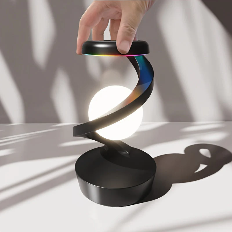 Wireless Charging RGB Lamp – Floating LED Desk Light for Bedside & Home Decor - Image 5