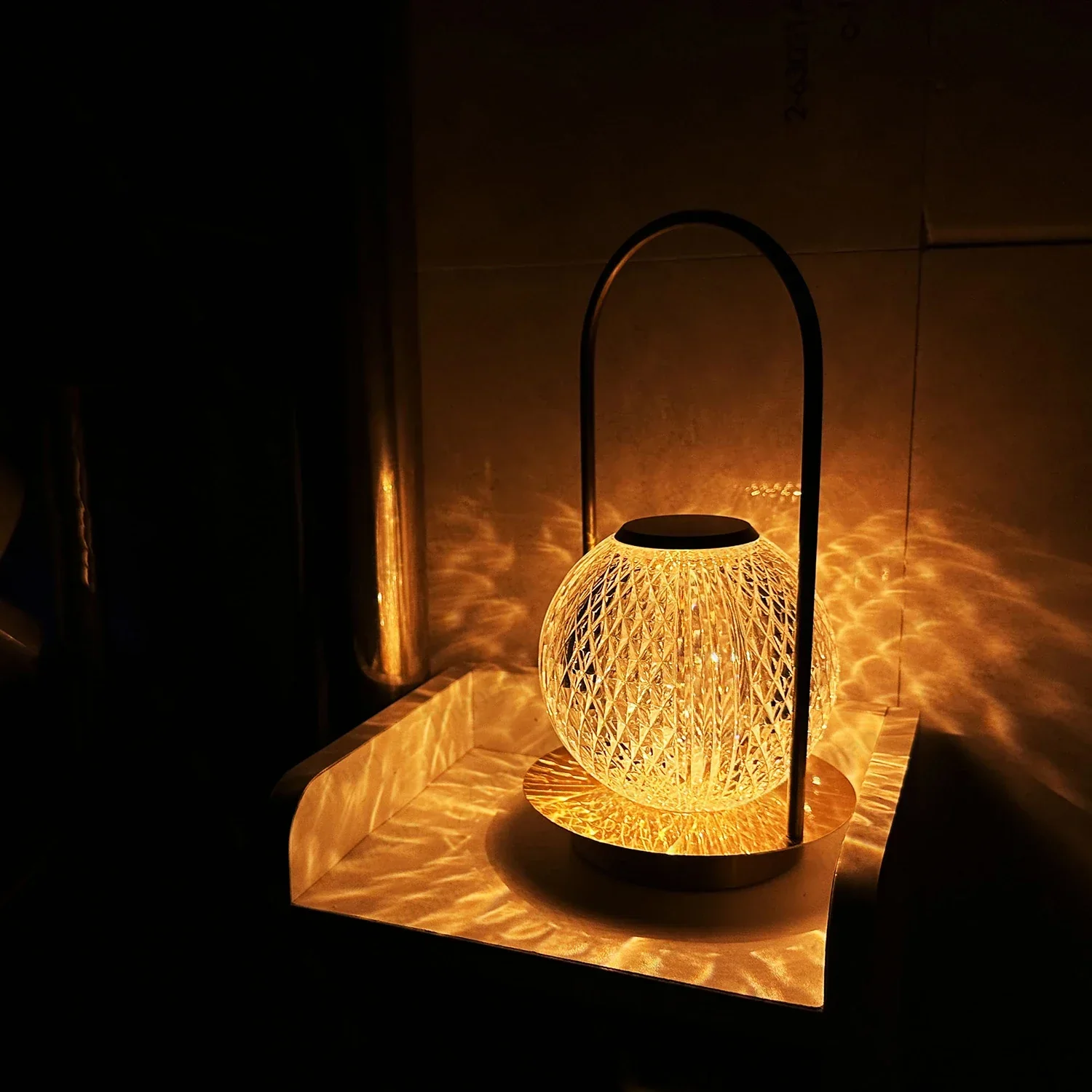 Wireless Crystal LED Table Lamp – Rechargeable Touch Night Light for Bedroom Bar - Image 13