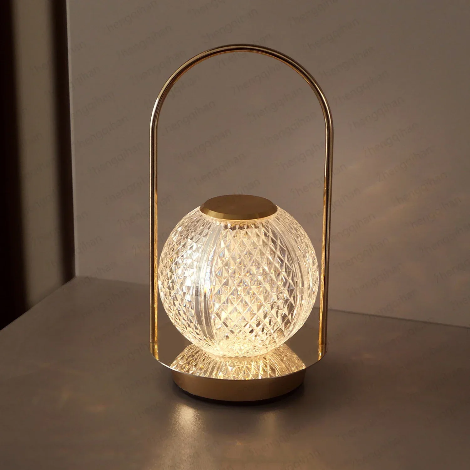 Wireless Crystal LED Table Lamp – Rechargeable Touch Night Light for Bedroom Bar - Image 18