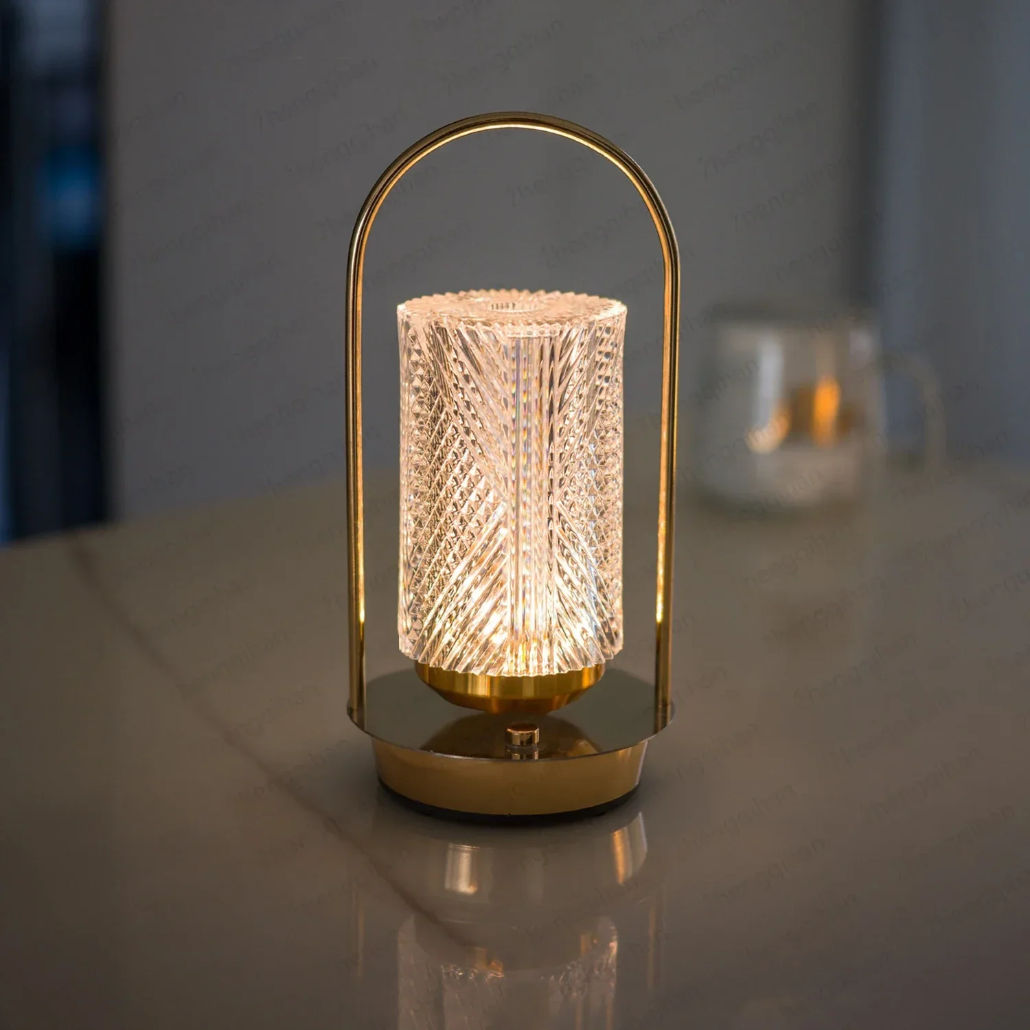 Wireless Crystal LED Table Lamp – Rechargeable Touch Night Light for Bedroom Bar - Image 19