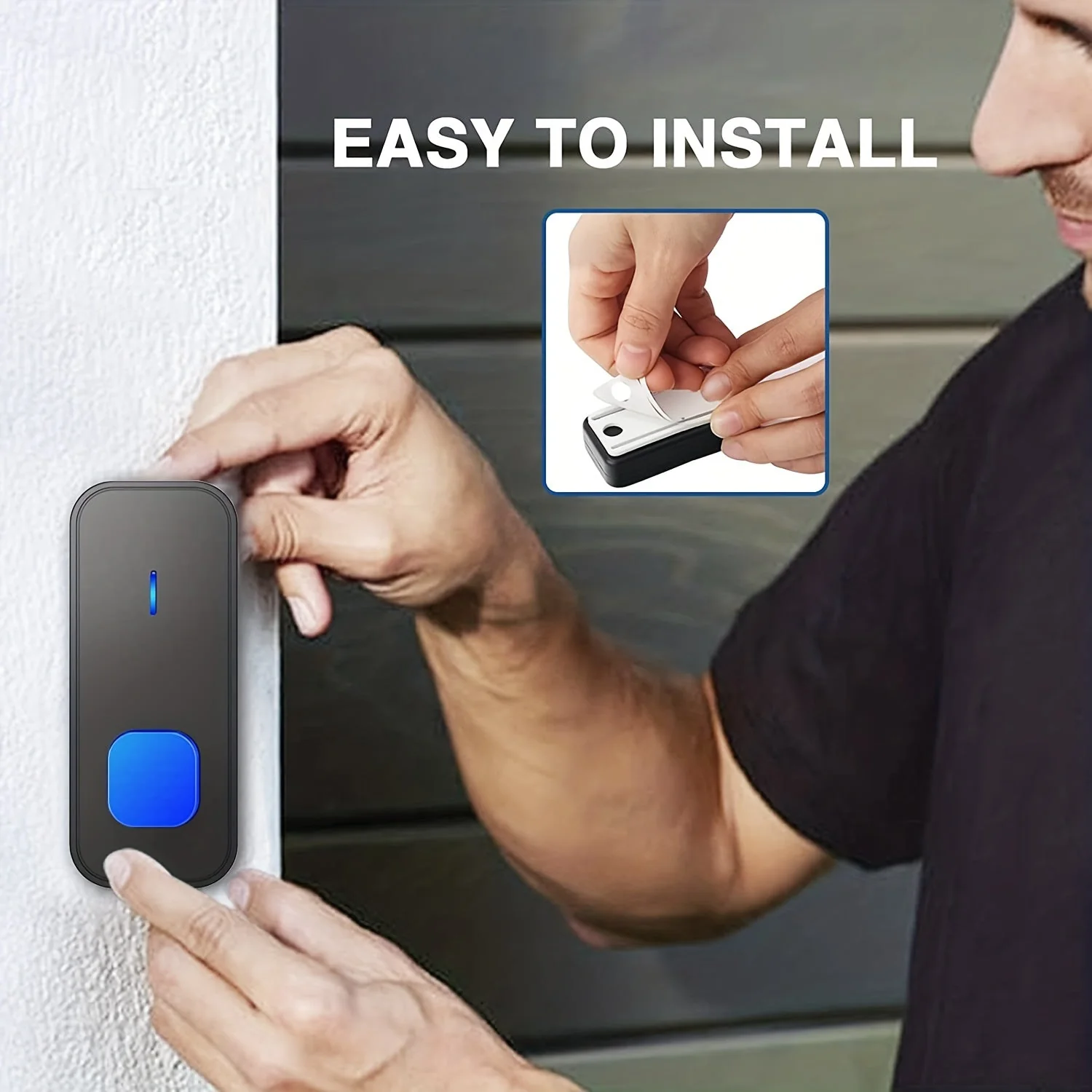 Wireless Doorbell System with 2 Transmitters & 2 Plug-in Receivers, 1000ft Range - Image 8