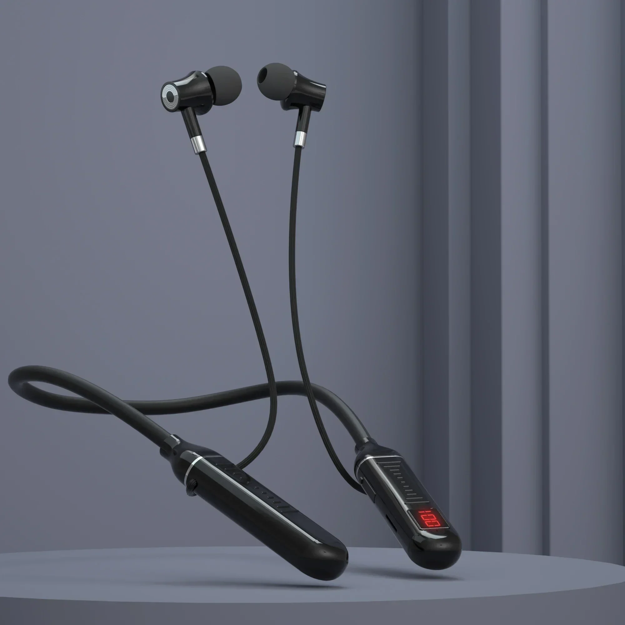 Wireless Earphones 5.3 – Neckband Bluetooth Headphones LED Stereo Sports Earbuds - Image 7