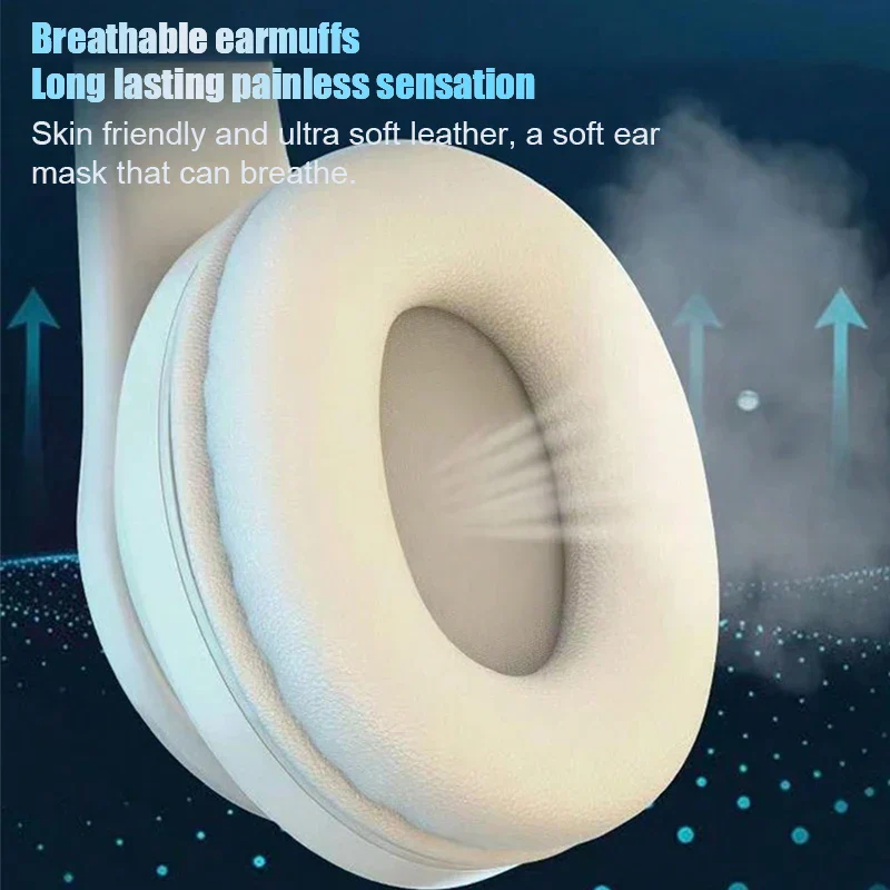 Wireless Gaming Headset Foldable Lightweight Headphones with Mic 3.5mm Audio - Image 4