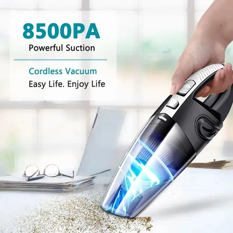 Wireless Handheld Vacuum Cleaner – Powerful Cyclone Suction for Car & Home Pet Hair - Image 2