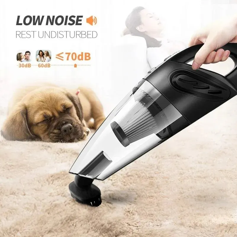 Wireless Handheld Vacuum Cleaner – Powerful Cyclone Suction for Car & Home Pet Hair - Image 5