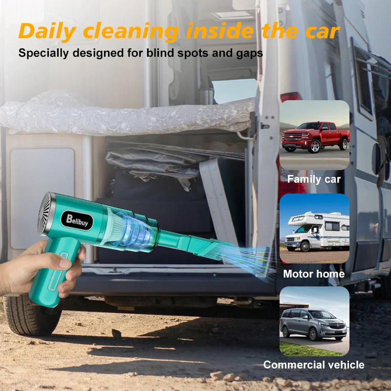 Wireless Handheld Vacuum Cleaner Powerful Portable for Sofa Carpet Debris - Image 6