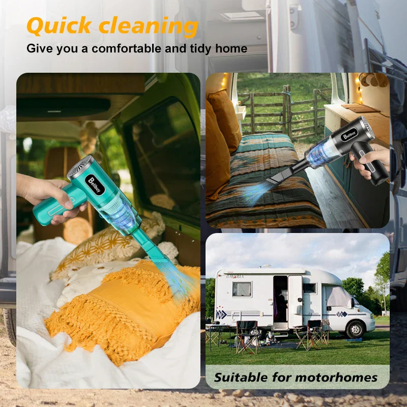 Wireless Handheld Vacuum Cleaner Powerful Portable for Sofa Carpet Debris - Image 7