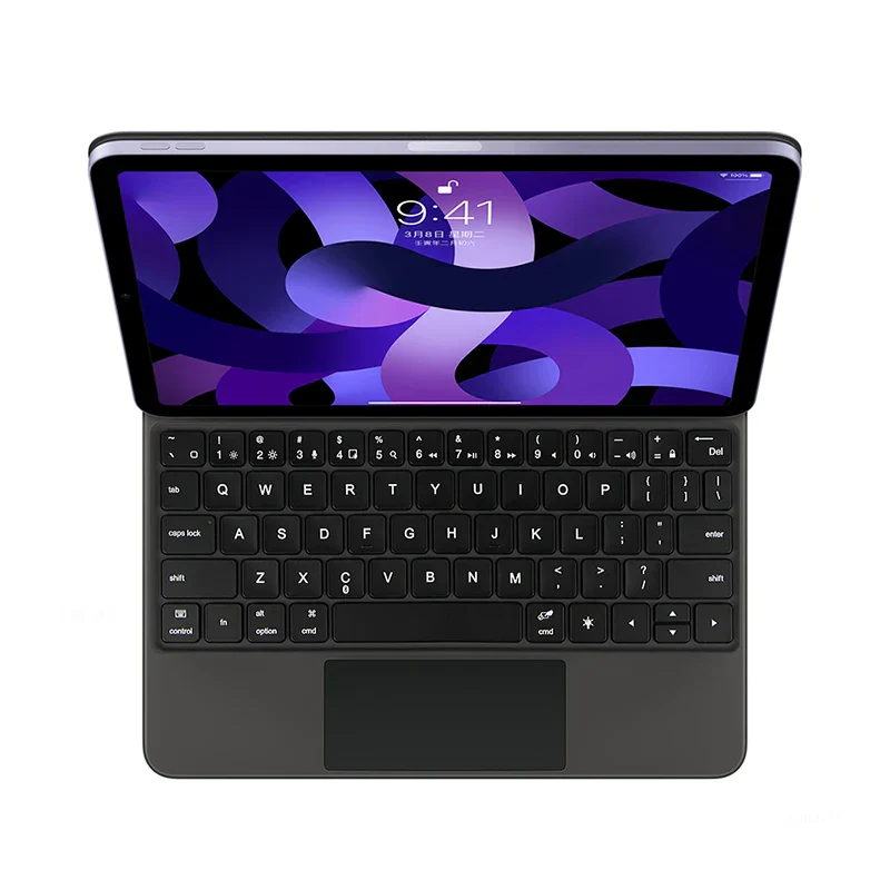 Wireless Keyboard Case for 11 12.9 Tablet Touchpad Magnetic Smart Cover - Image 3