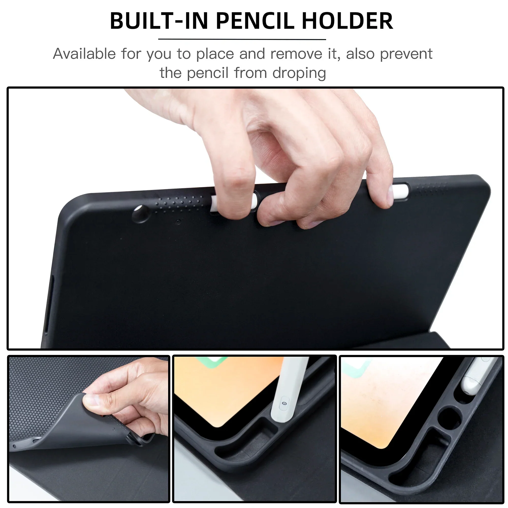 Wireless Keyboard Case with Mouse for 10.2 Tablet Touchpad Magnetic Cover - Image 5
