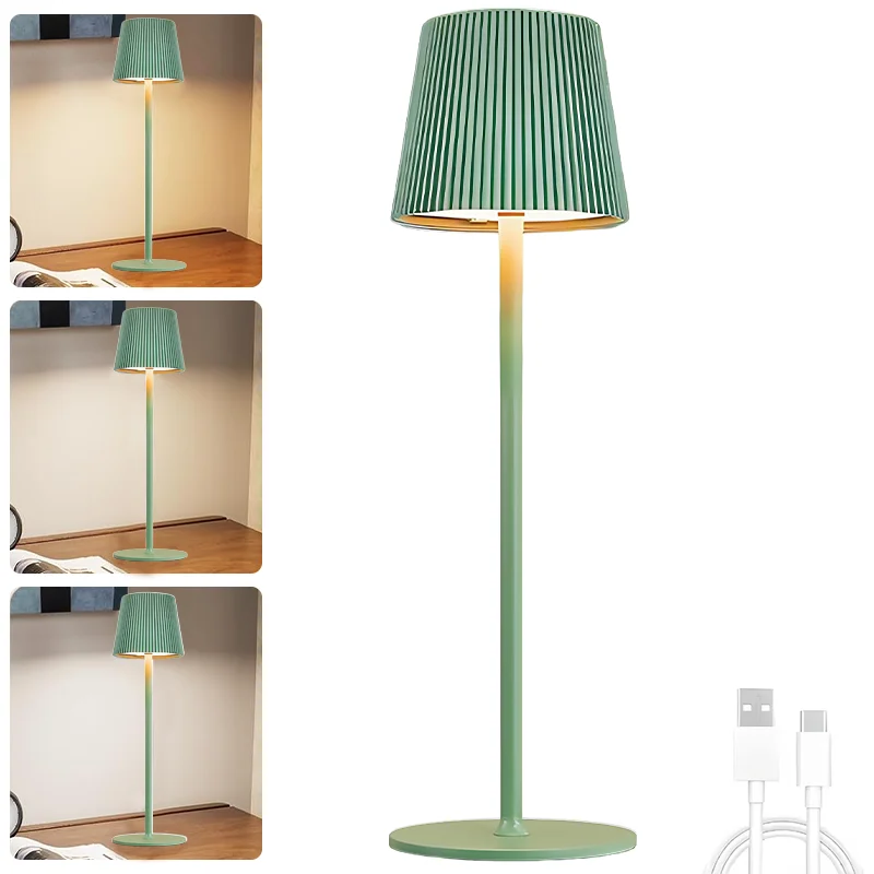 Wireless LED Table Lamp Rechargeable Touch Adjustable Night Light for Bedroom - Image 10