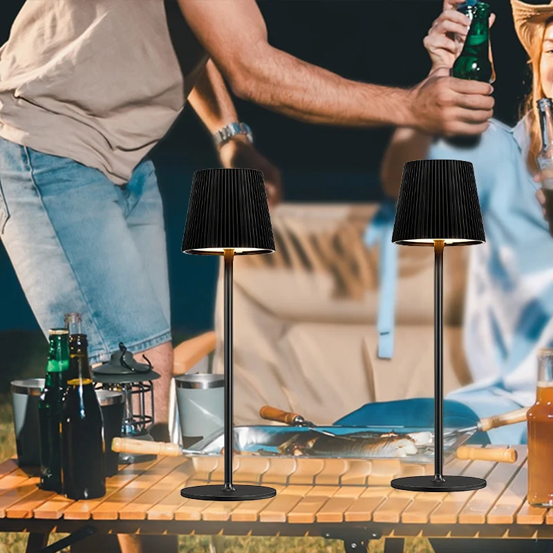 Wireless LED Table Lamp Rechargeable Touch Adjustable Night Light for Bedroom - Image 4