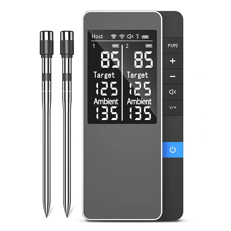 Wireless Meat Thermometer Multi Sensor Digital BBQ Grill Oven Long Range - Image 7