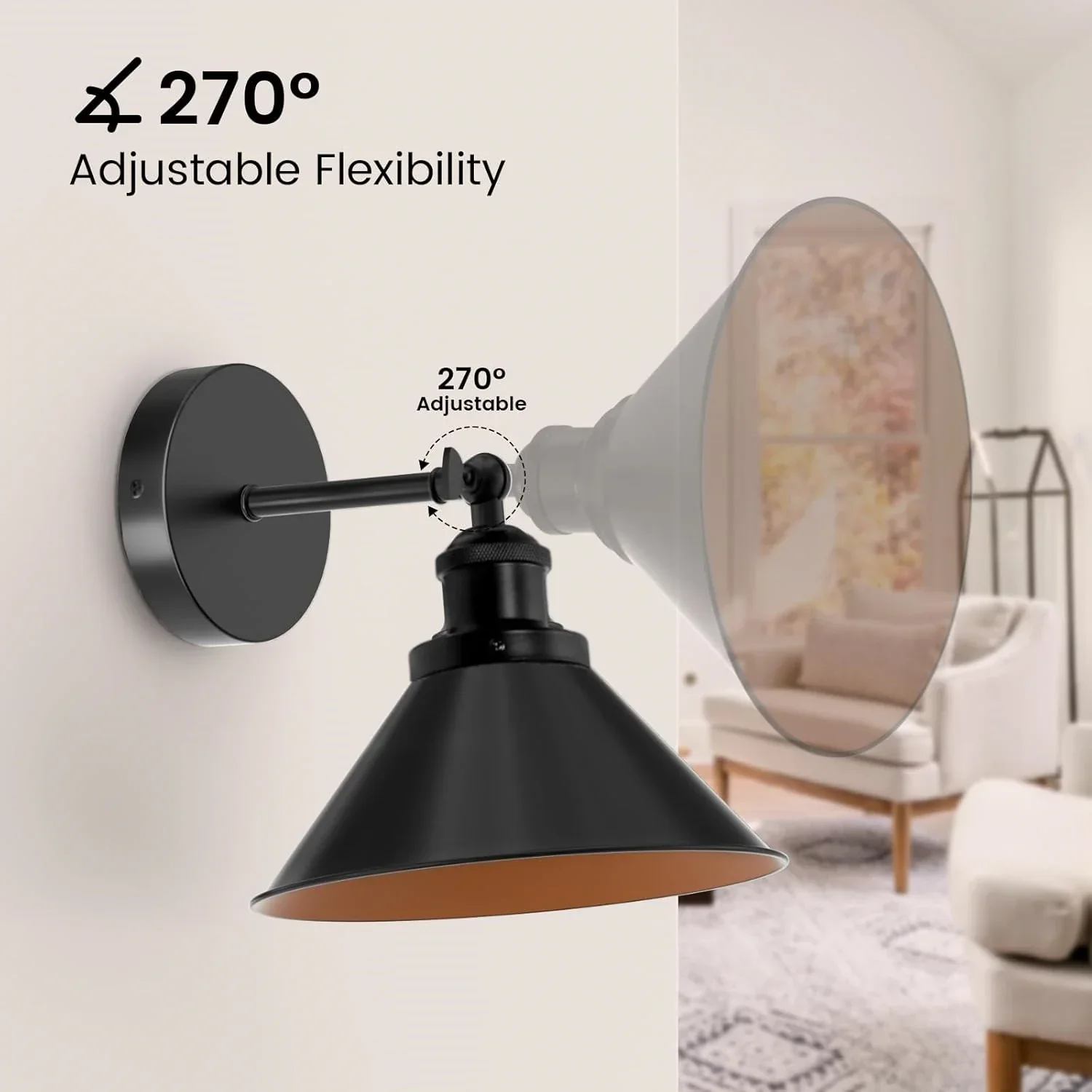 Wireless Rechargeable Wall Light Remote Control Dimmable RGB LED Lamp 15 Color - Image 4