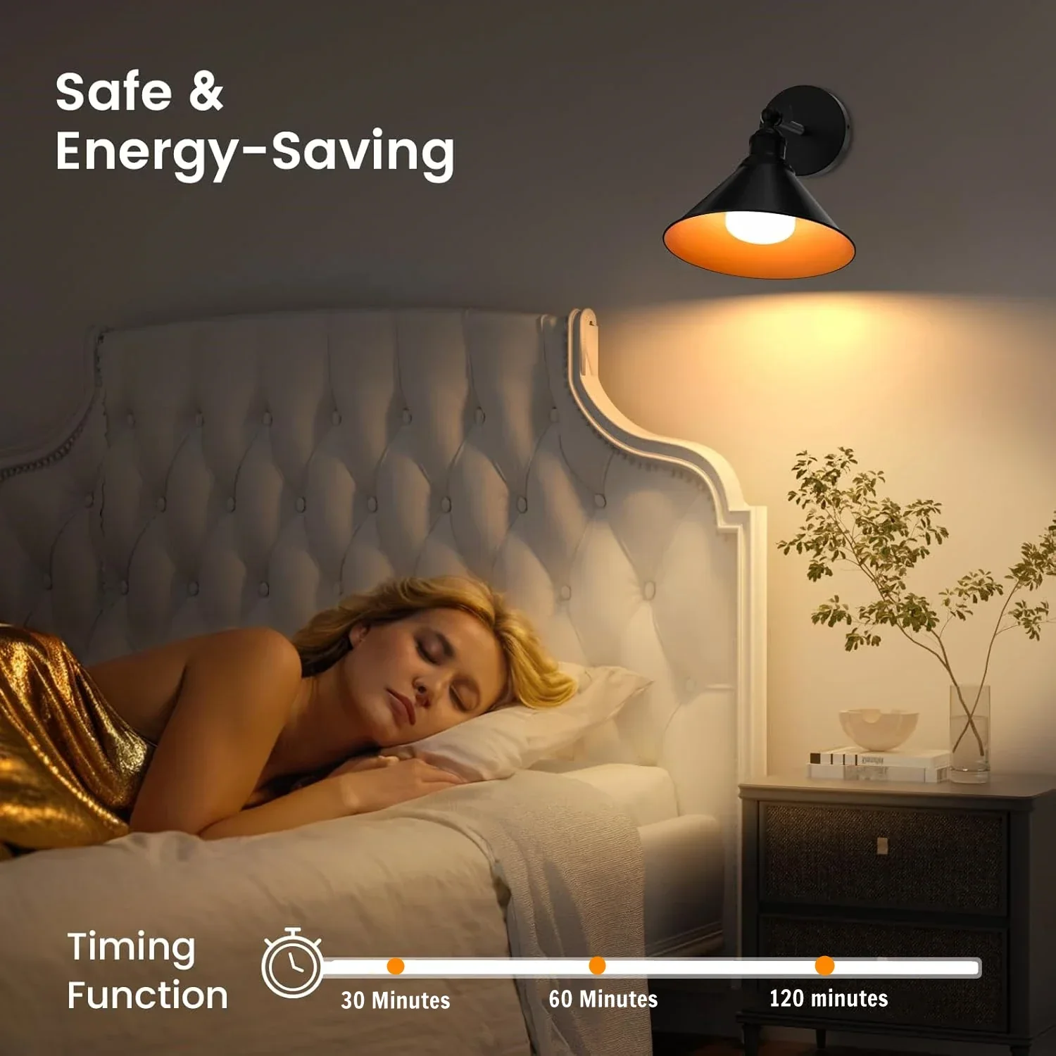 Wireless Rechargeable Wall Light Remote Control Dimmable RGB LED Lamp 15 Color - Image 6