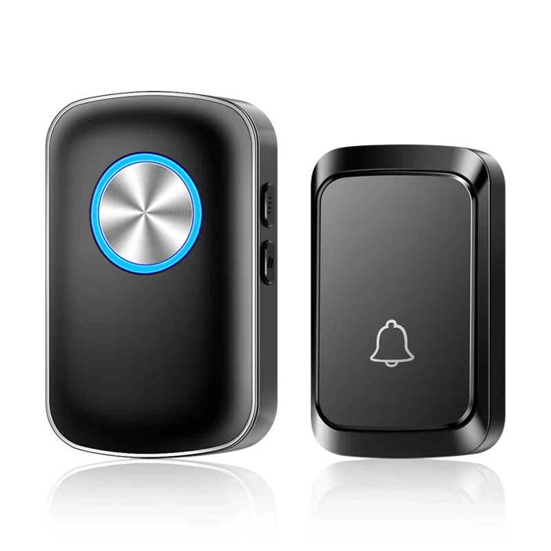 Wireless Smart Doorbell 300M Range Plug In 60 Melodies LED Light Volume Control - Image 2