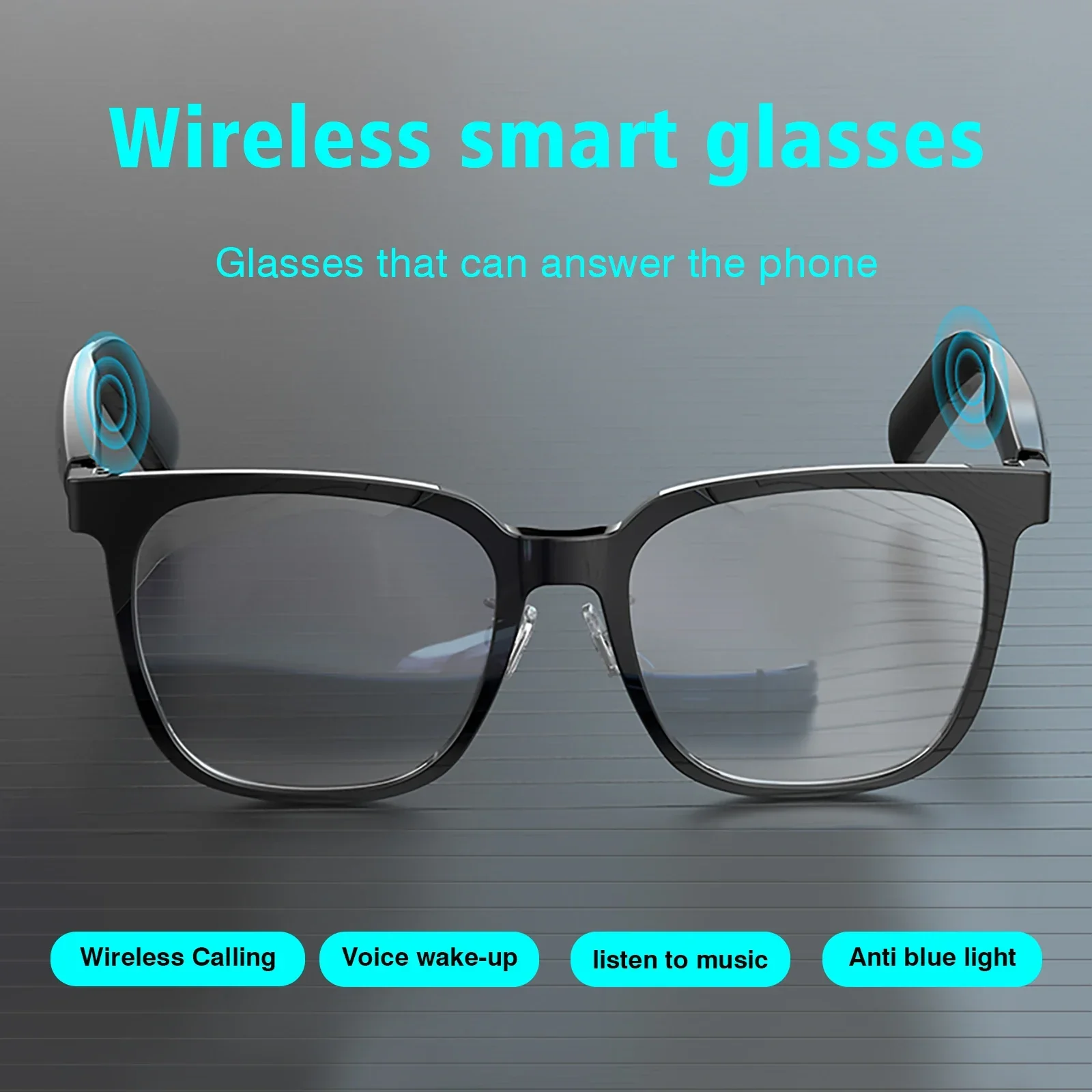 Wireless Smart Glasses with Bluetooth Music & Calling for Android iOS Tech - Image 2