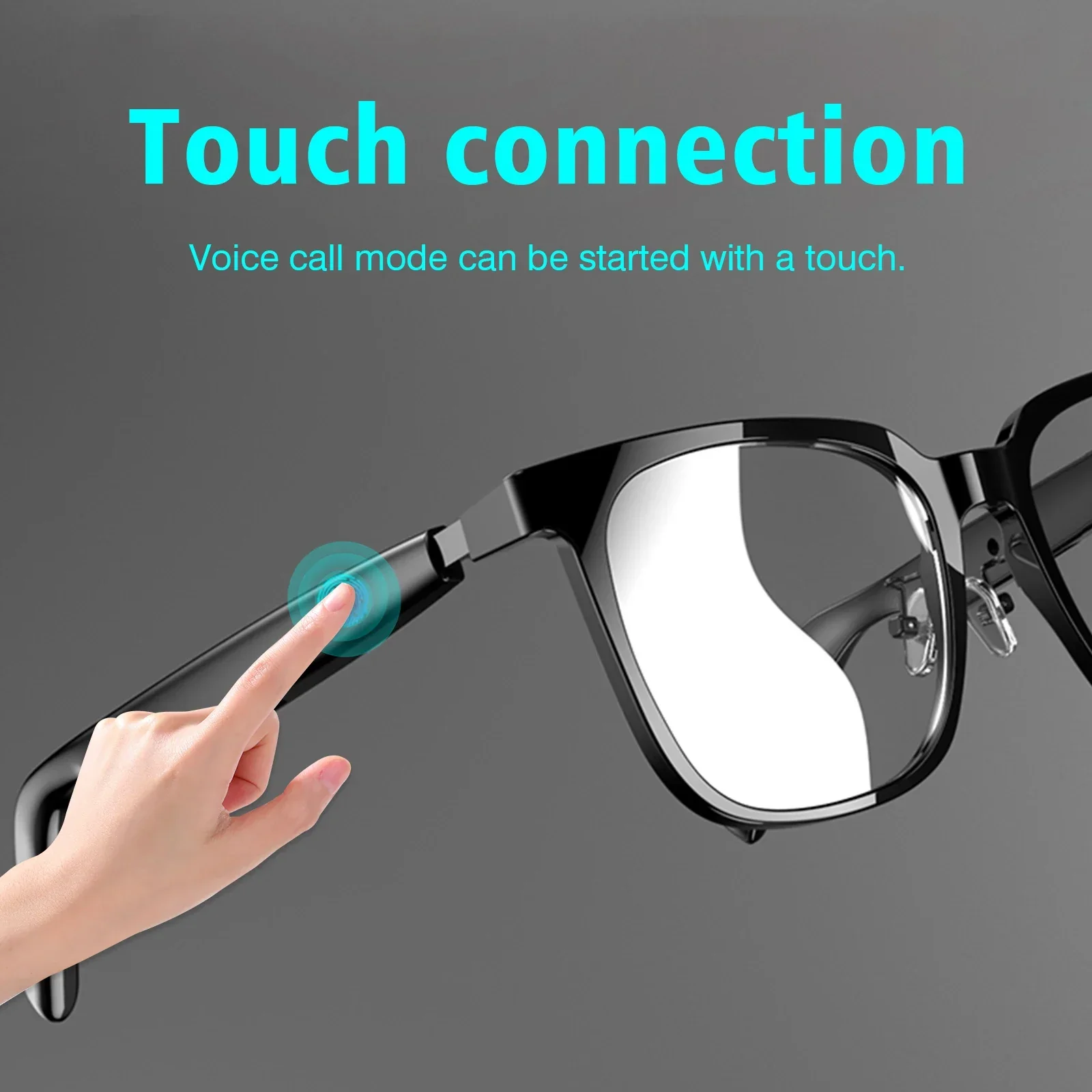 Wireless Smart Glasses with Bluetooth Music & Calling for Android iOS Tech - Image 4