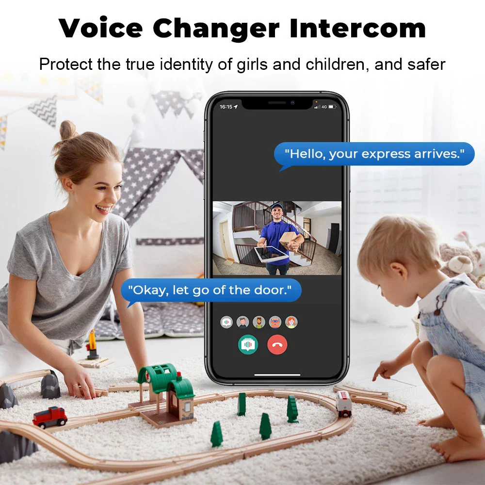 Wireless Smart Video Doorbell WiFi Security Camera Night Vision 2 Way Audio - Image 3
