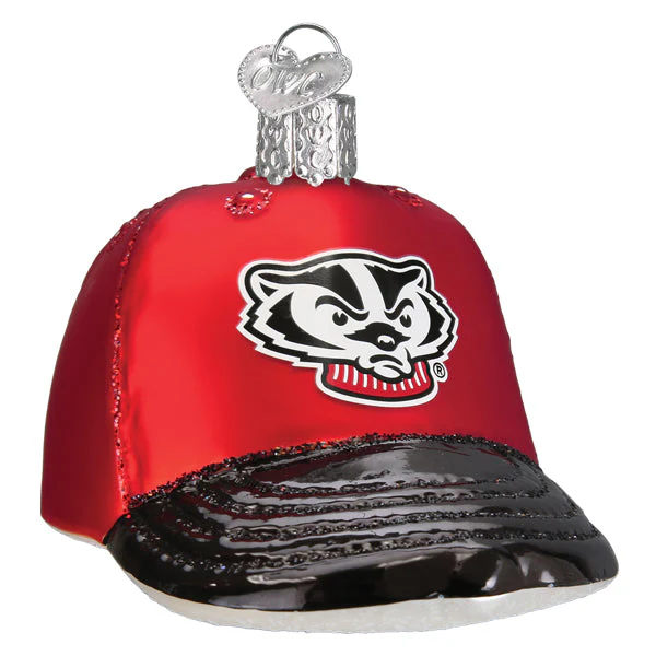 Wisconsin Baseball Cap Ornament - Image 3