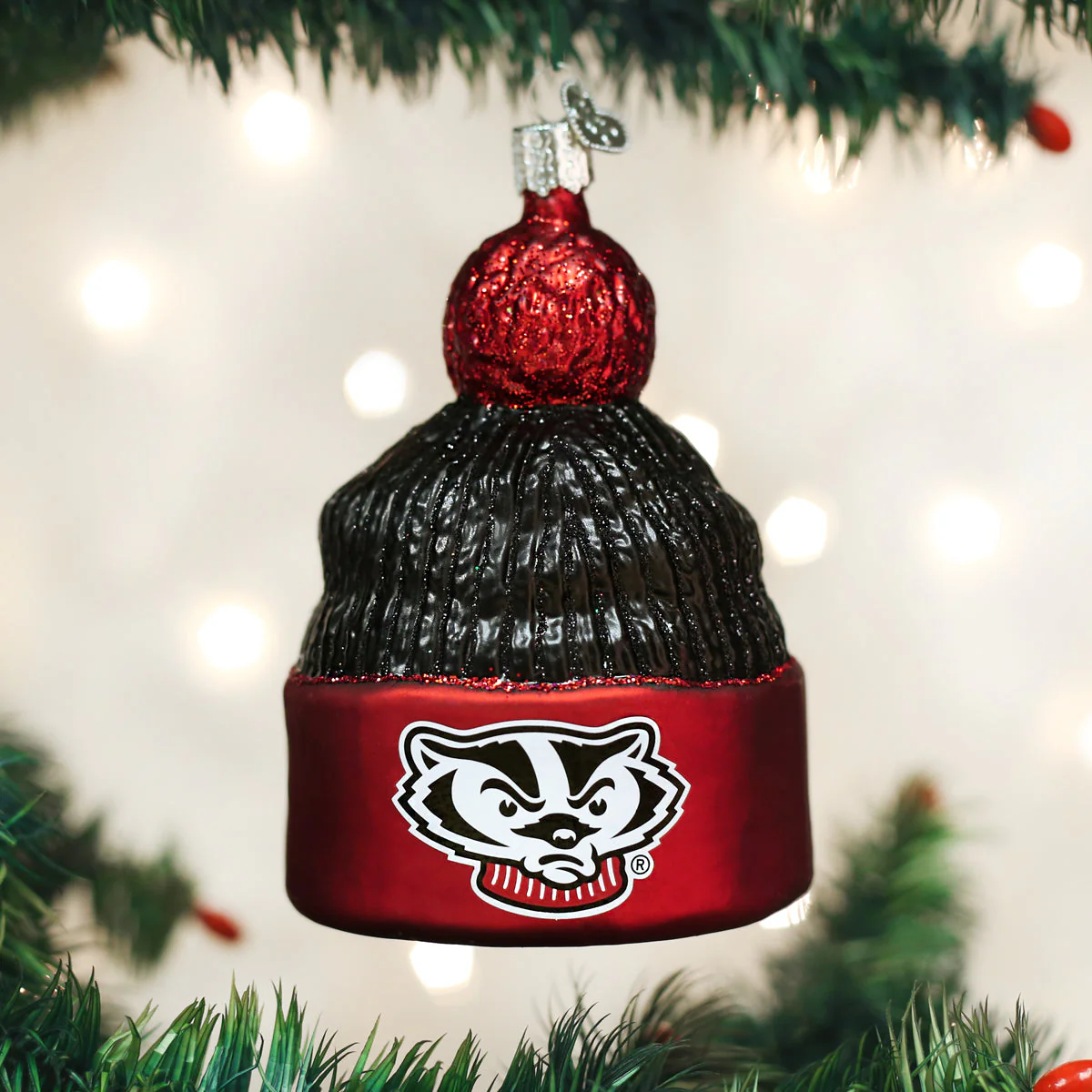 Wisconsin Beanie Christmas Ornament by Old World Christmas