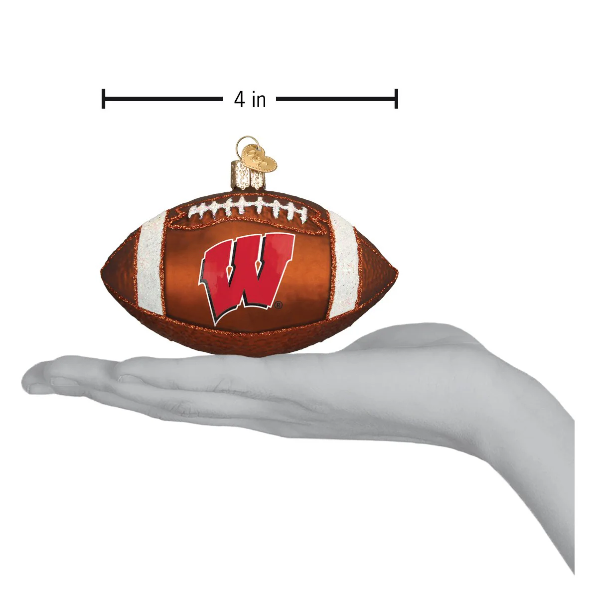 Wisconsin Football Ornament - Image 4