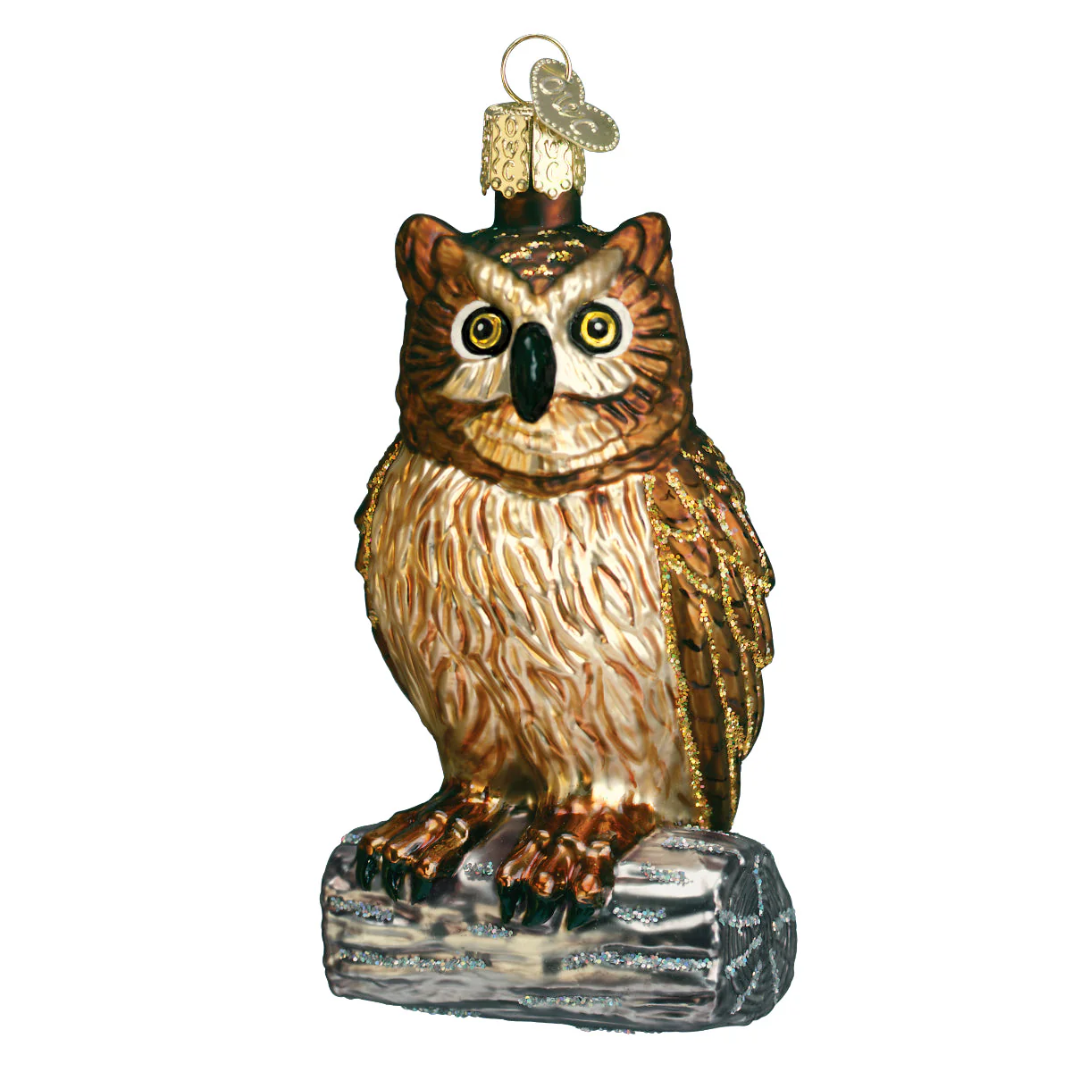 Wise Old Owl Ornament by Old World Christmas - Image 3