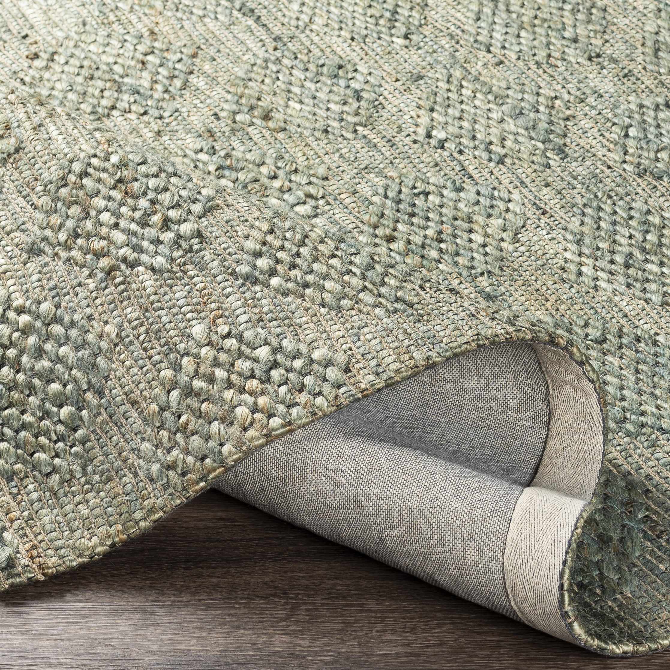 Wishaw Sage Green Jute Rug - Clearance - Image 6