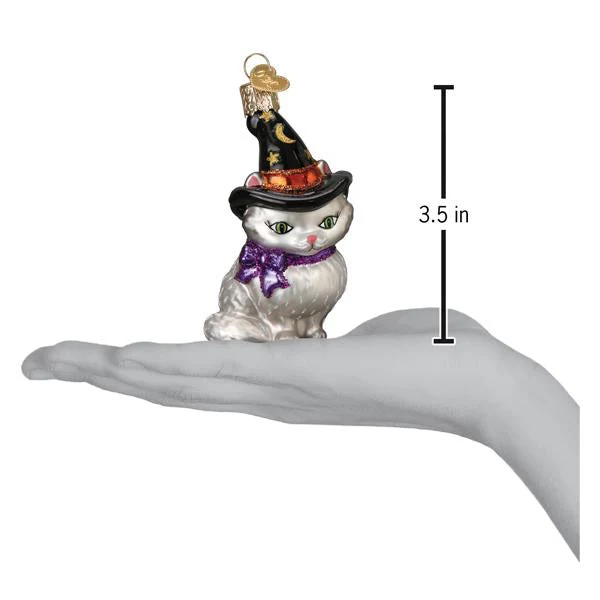 Witch Kitten Ornament - Image 6