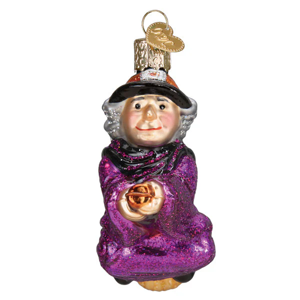Witch On Broomstick Ornament - Image 5