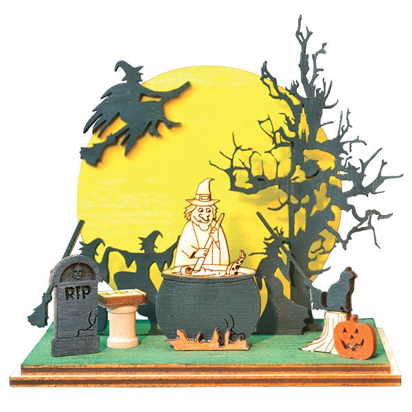 Witches Convention Lighted Cottage - Image 2