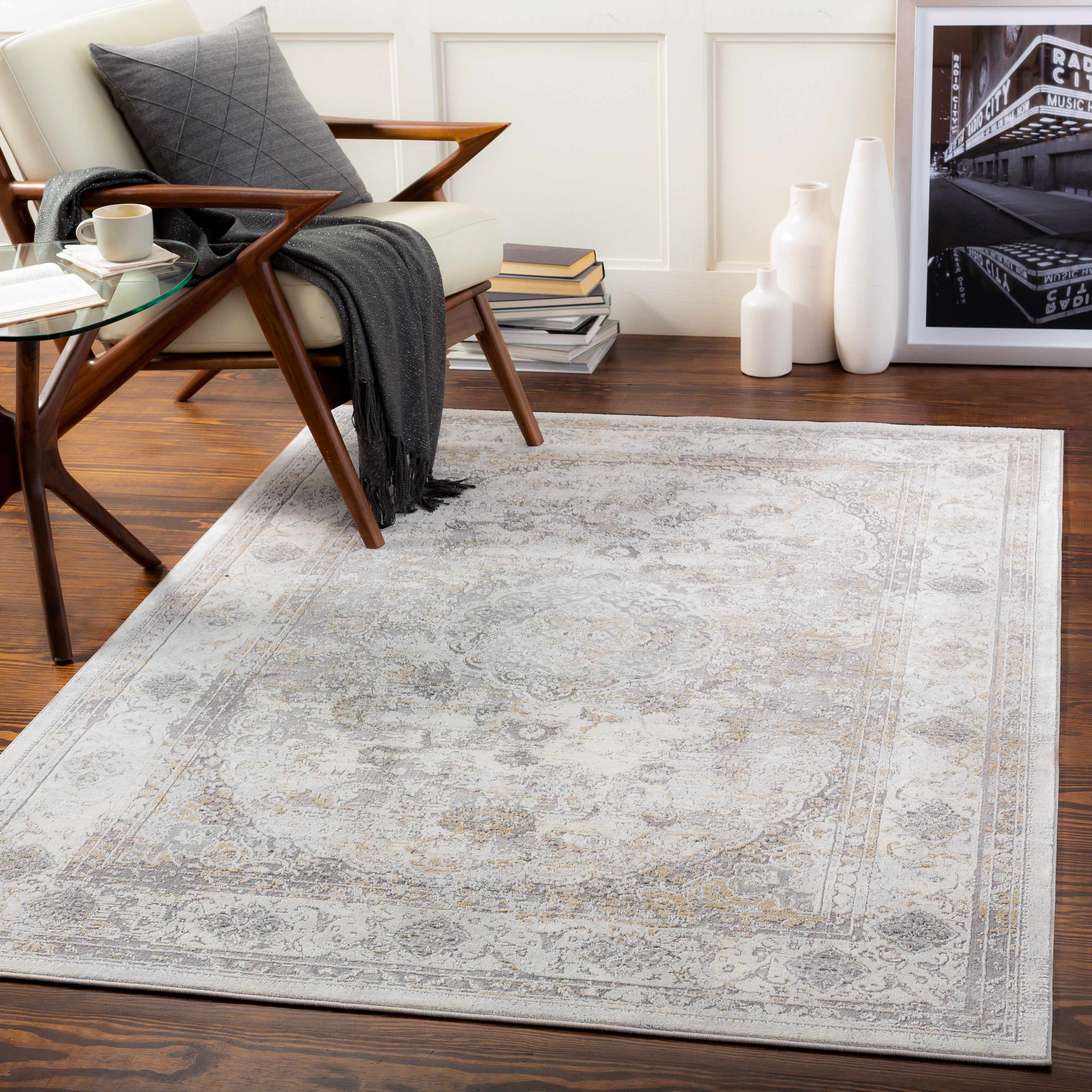 Withams Textured Luxe Area Rug - Clearance - Image 2