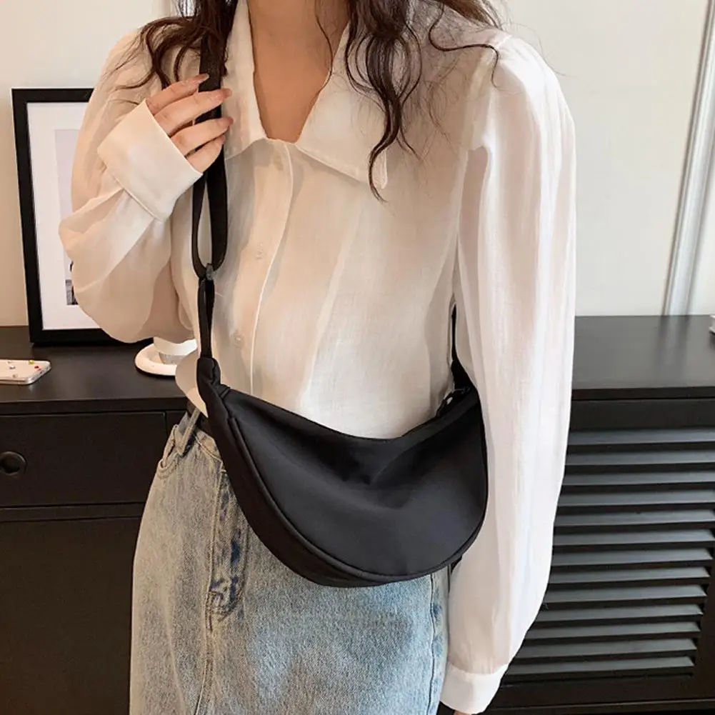 Women Nylon Crossbody Hobo Bag Large Capacity Casual Shoulder Chest Purse - Image 2
