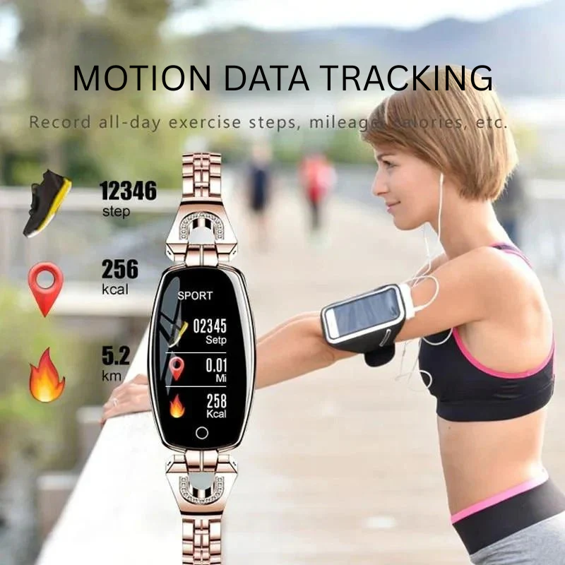 Women’s Fitness Tracker Watch Heart Rate Blood Pressure IP67 Waterproof - Image 17