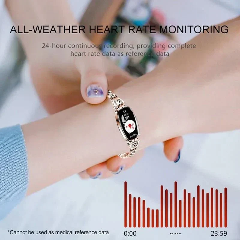 Women’s Fitness Tracker Watch Heart Rate Blood Pressure IP67 Waterproof - Image 8
