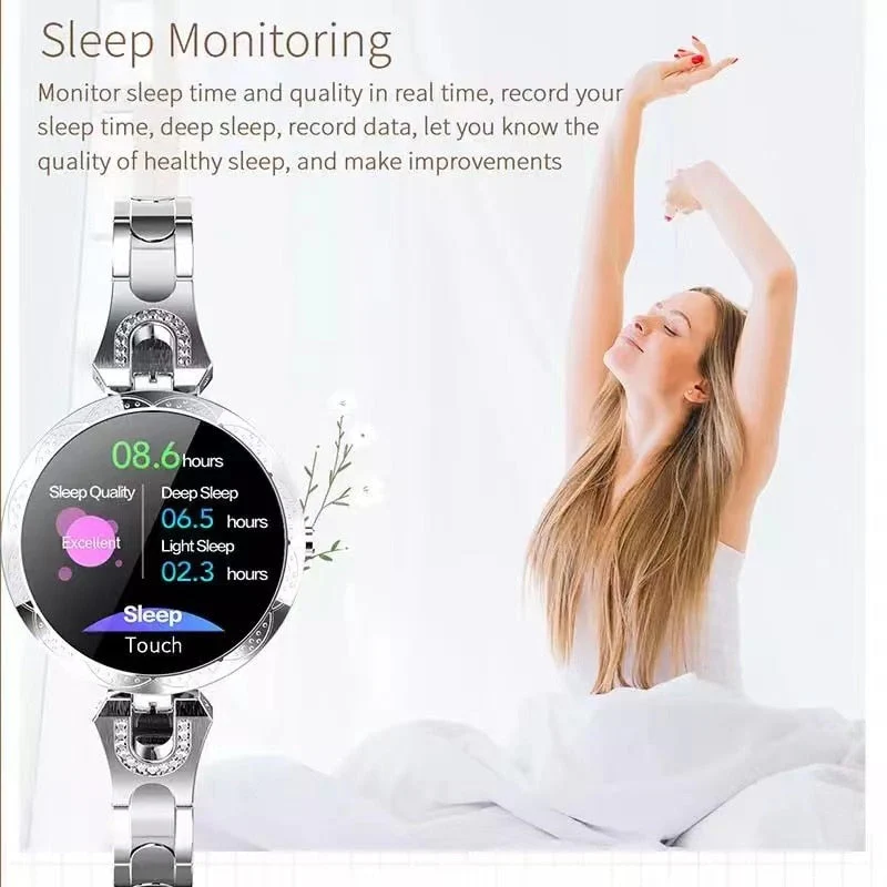 Women’s Smartwatch Fitness Tracker Waterproof Heart Rate Sleep Activity Watch - Image 3