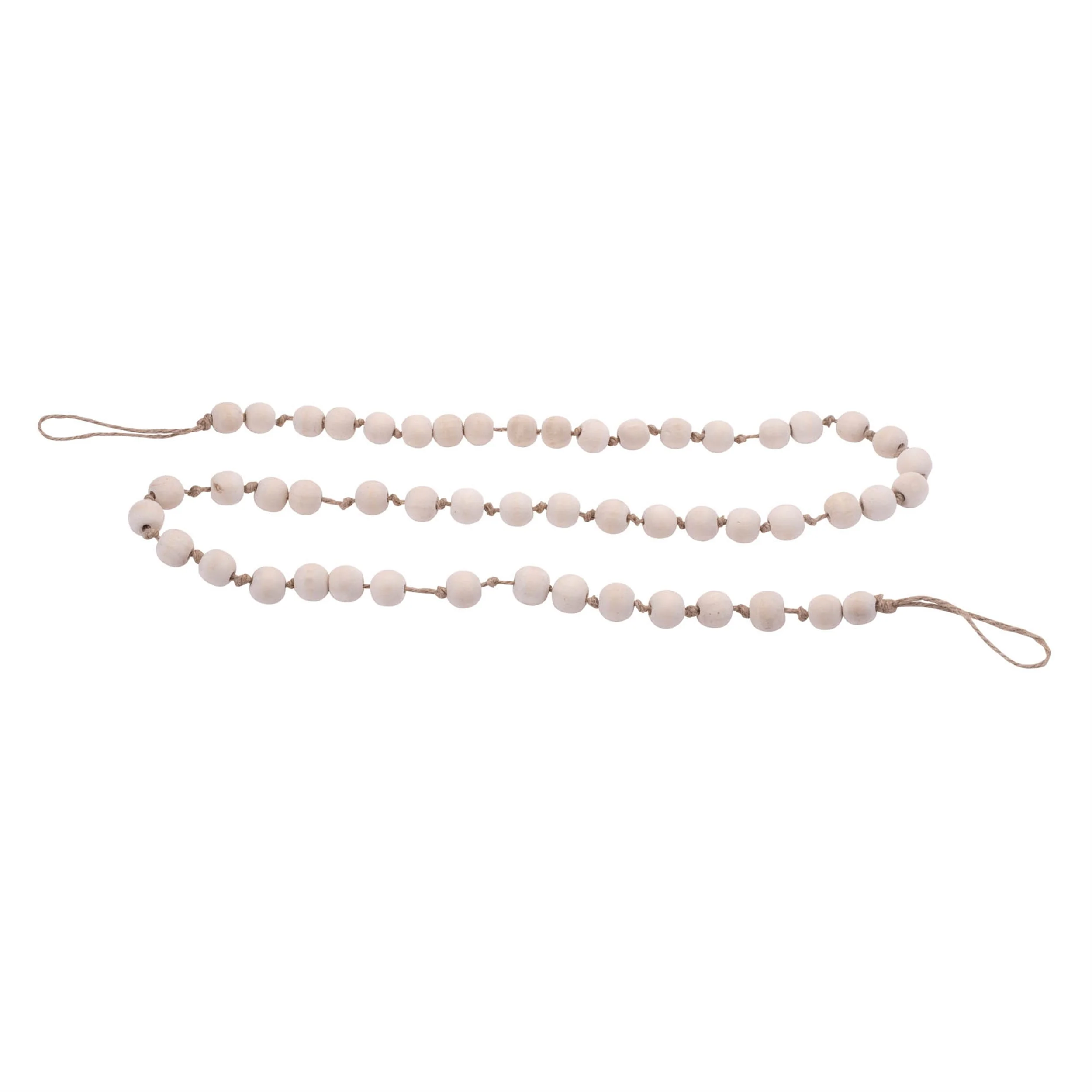 Wood Beaded String Garland (Set of 2) - Image 4