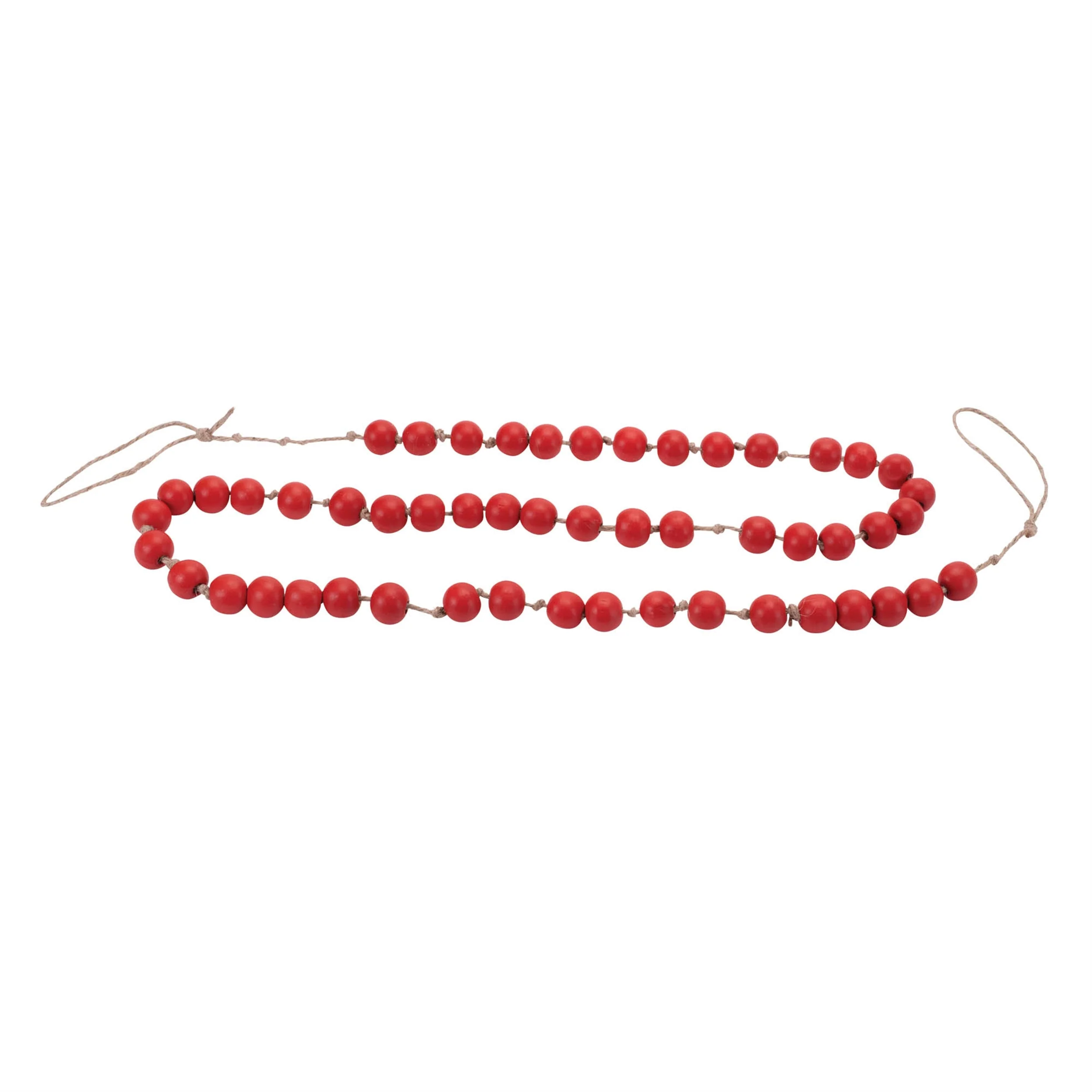 Wood Beaded String Garland (Set of 2) - Image 6