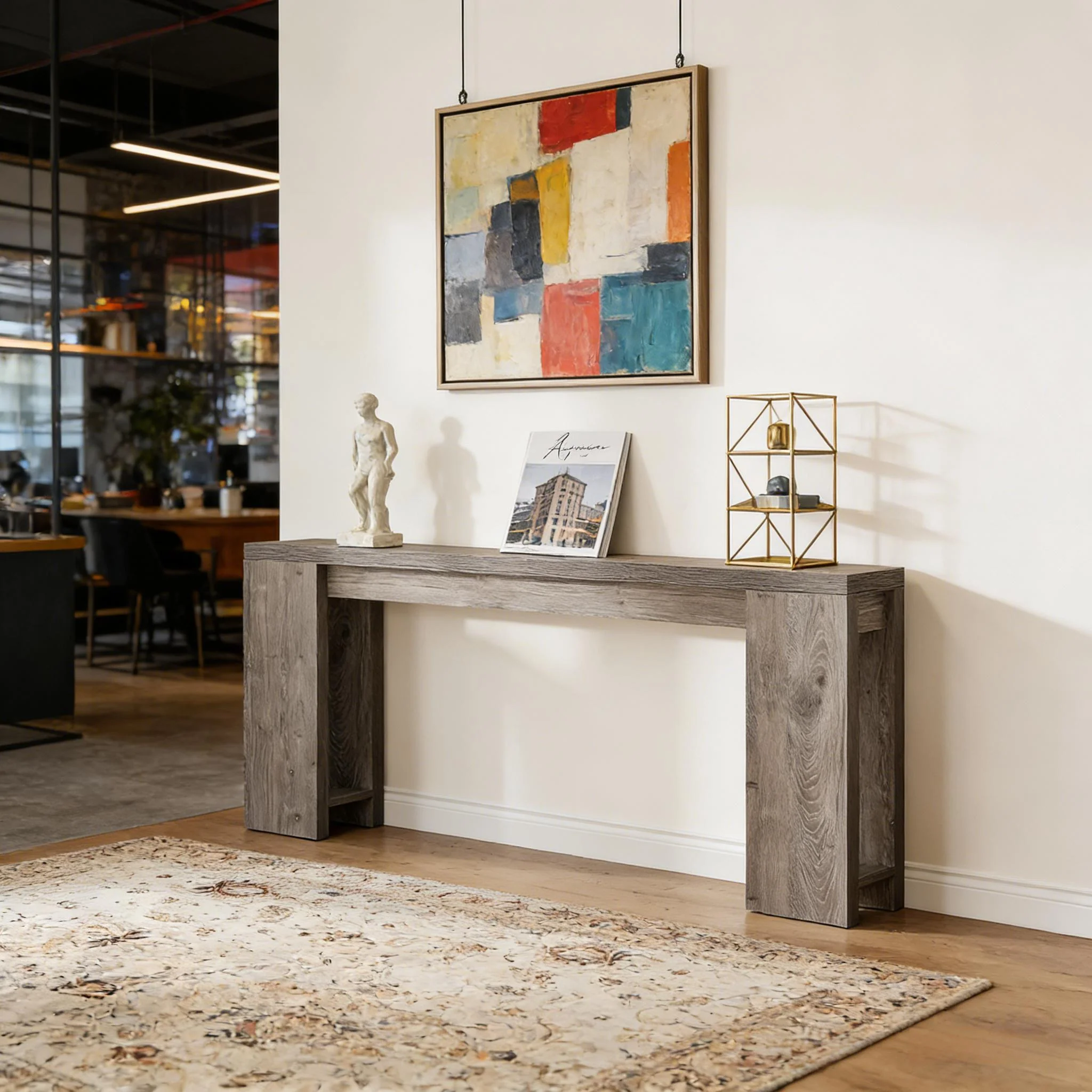 Wood Entryway Table, Console Table, Side Table - Image 2