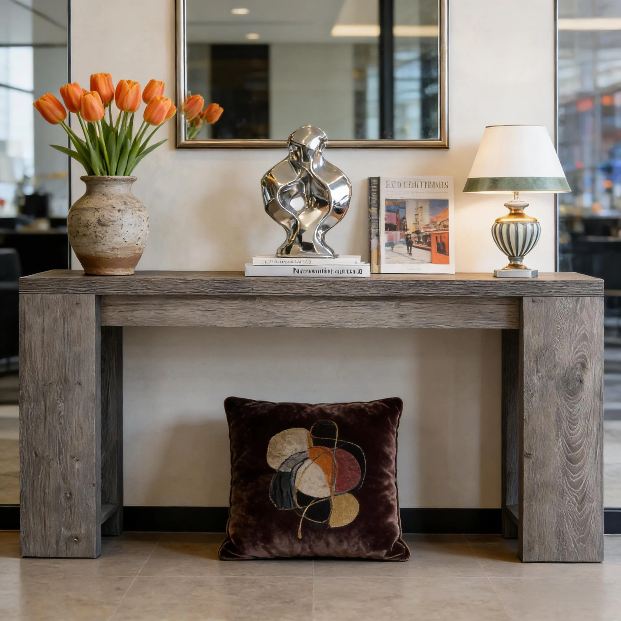 Wood Entryway Table, Console Table, Side Table - Image 6