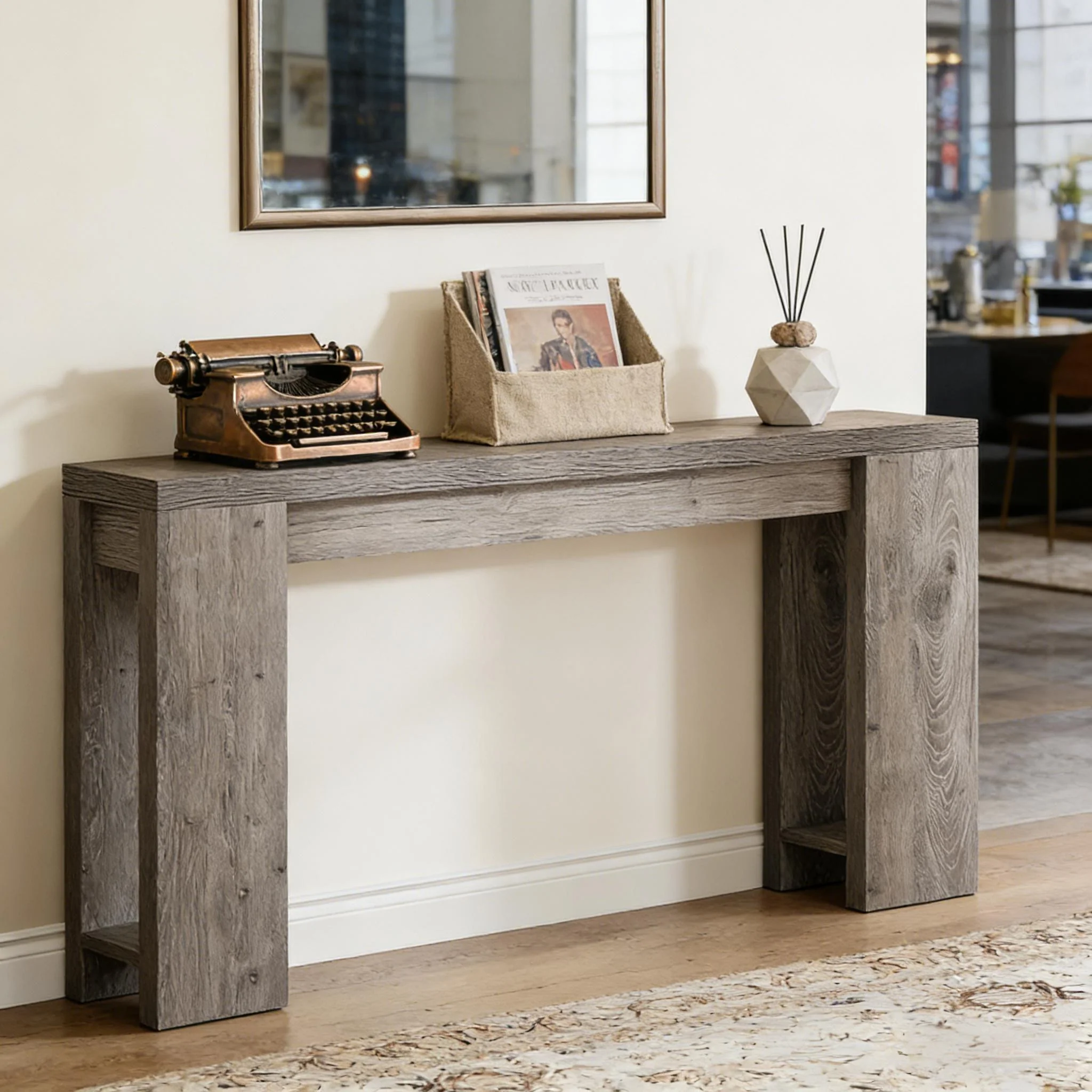 Wood Entryway Table, Console Table, Side Table - Image 8