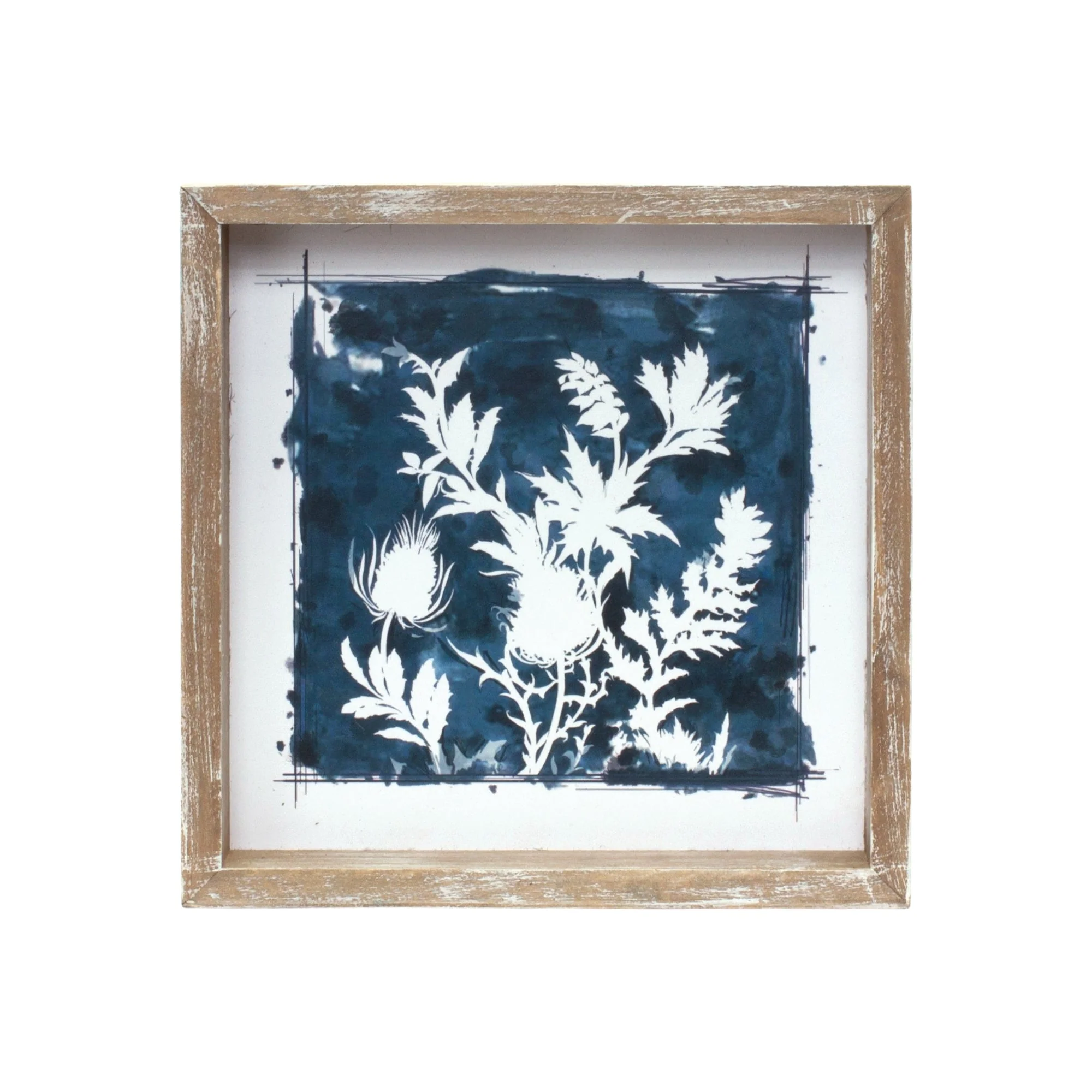 Wood Framed Floral Outline Print (Set of 6) - Image 3