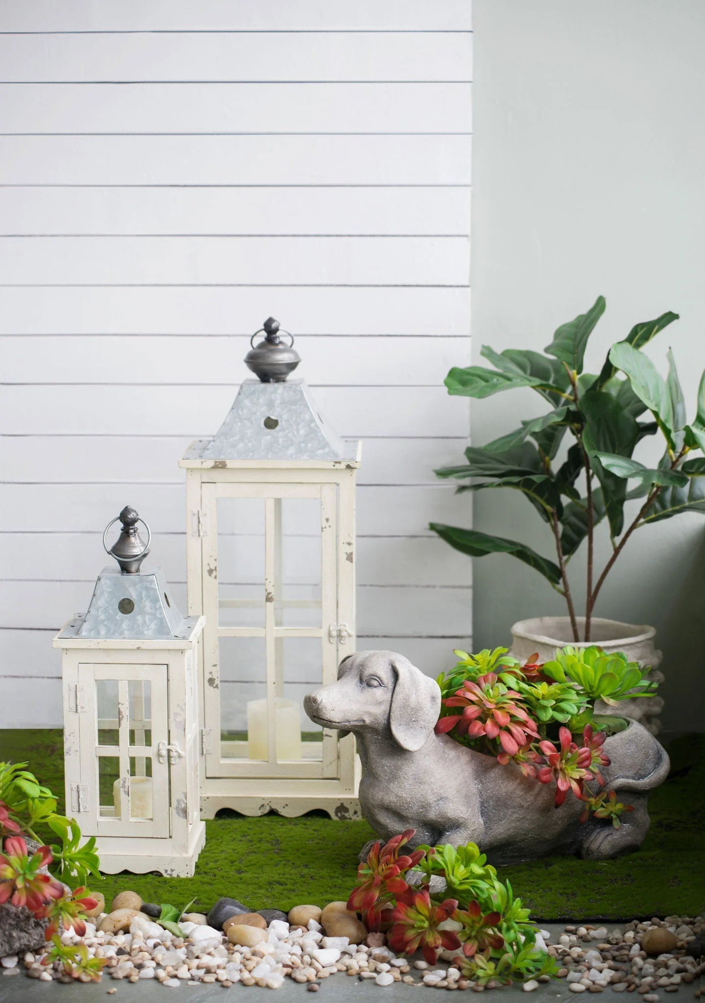 Wooden Candle Lantern Decorative Hurricane Lantern Holder - Image 3