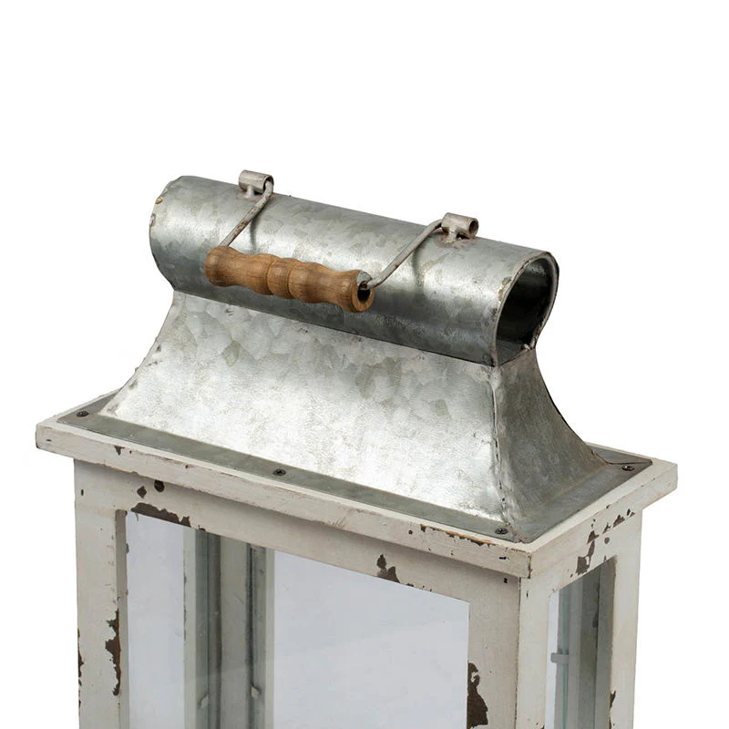 Wooden Candle Lantern Decorative Set of Two for Indoor and Outdoor Use - Image 3