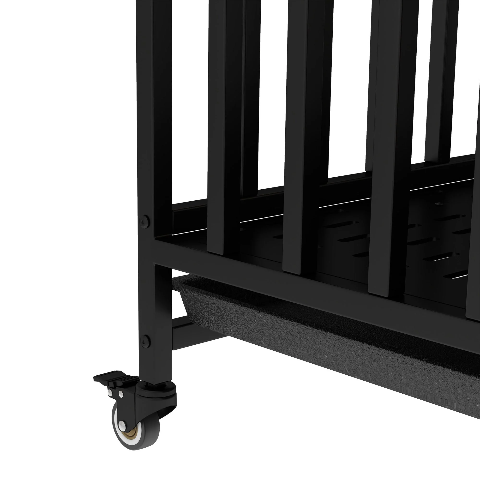 Wooden Dog House Dining Table with Iron Door - Image 10