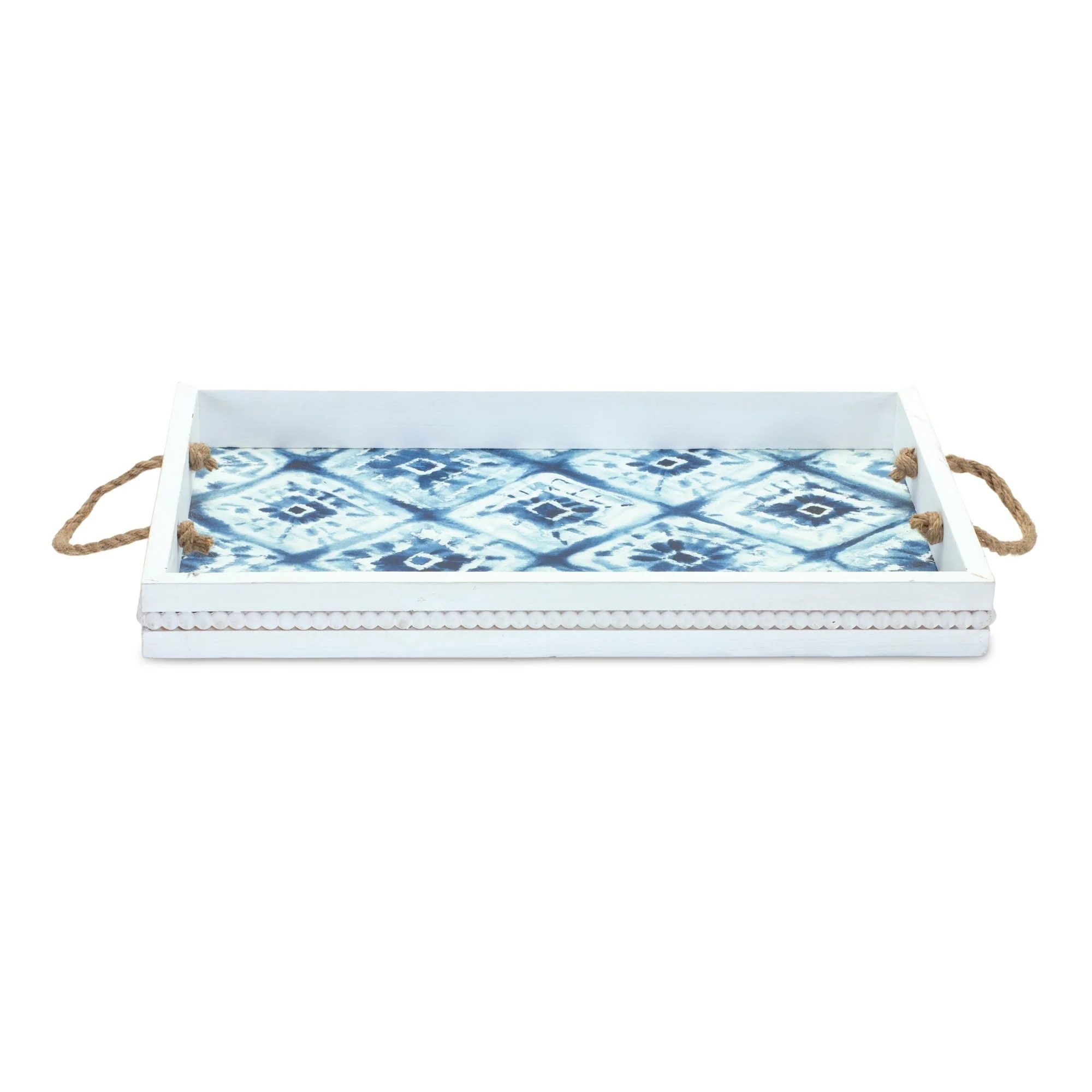 Wooden Tie-Dye Design Tray (Set of 2) - Image 2