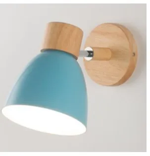 Wooden Wall Lamp with Switch – Modern E27 Adjustable Sconce for Bedroom & Living Room - Image 13
