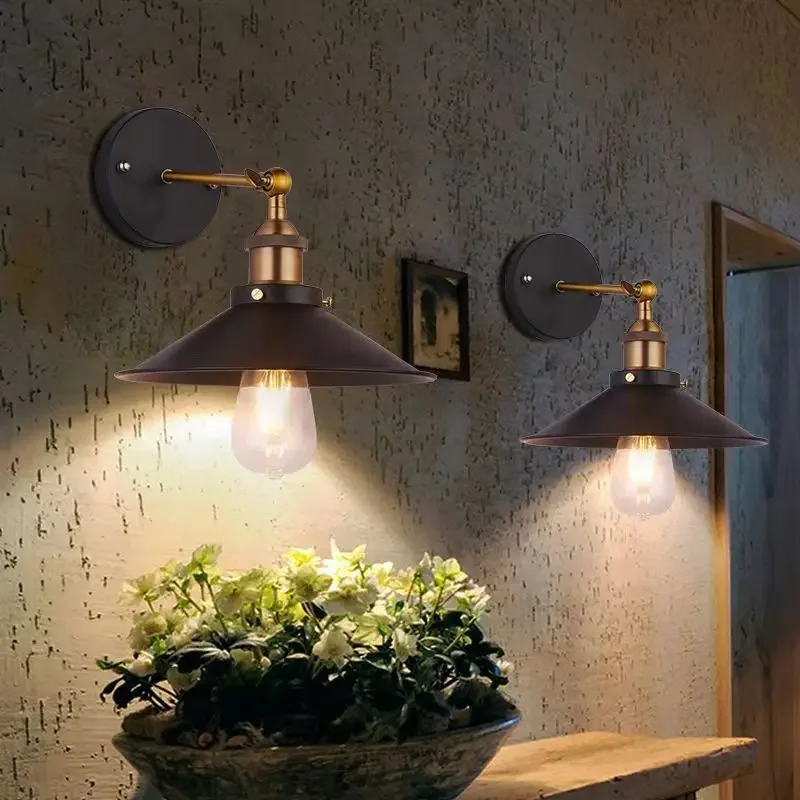 Wooden Wall Lamp with Switch – Modern E27 Color Sconce for Bedroom & Living Room - Image 2