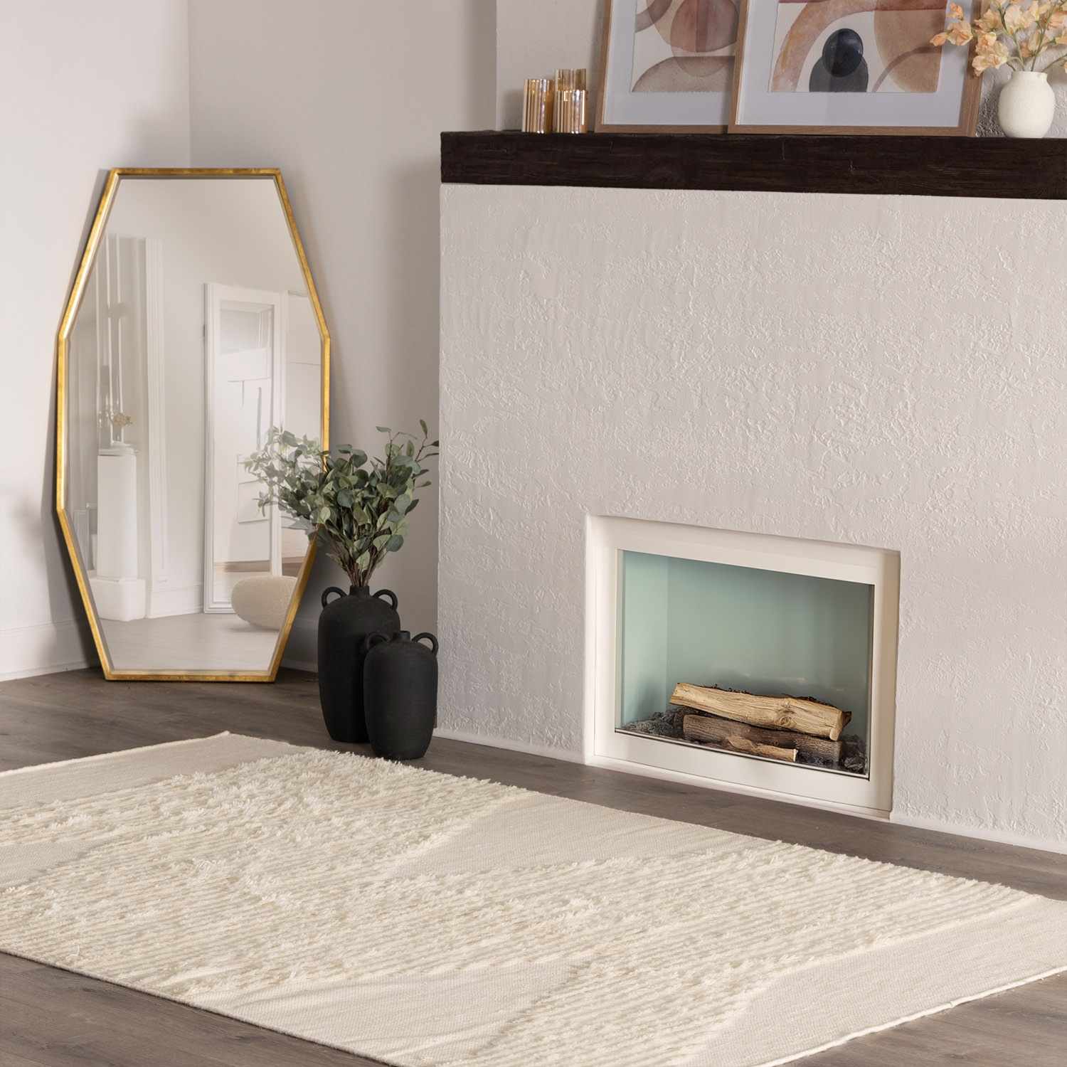 Woodew Modern Wool Rug - Clearance - Image 2